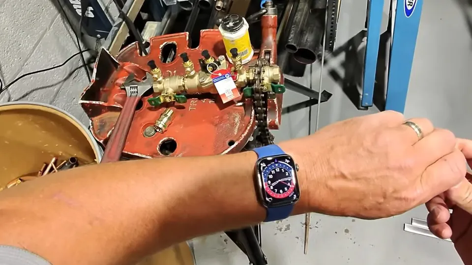 Backflow preventer assembly with test valves for Annual backflow testing in Parker