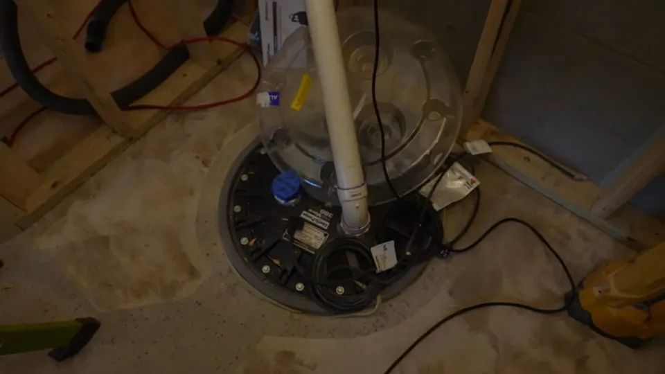 Basement rough-in, utility sink, or exposed piping for Finished basement bathroom