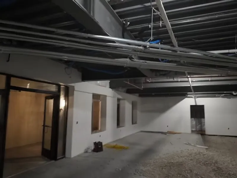Commercial plumbing rough-in or jobsite piping for Commercial drain hydro jetting