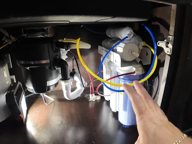Garbage disposal mounting and under-sink drain connection for Garbage Disposal Repair & Installation