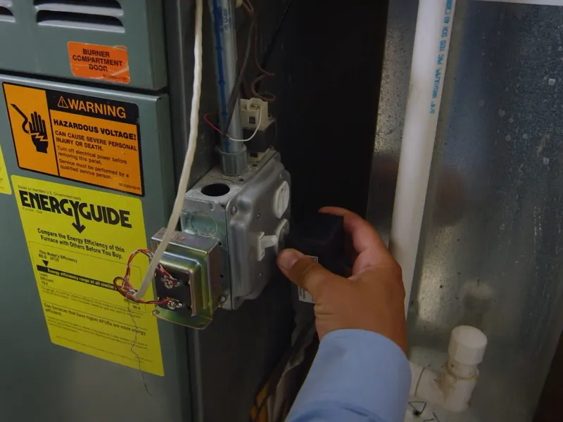 Gas valve, black iron pipe, or appliance fuel connection for Black iron gas line run