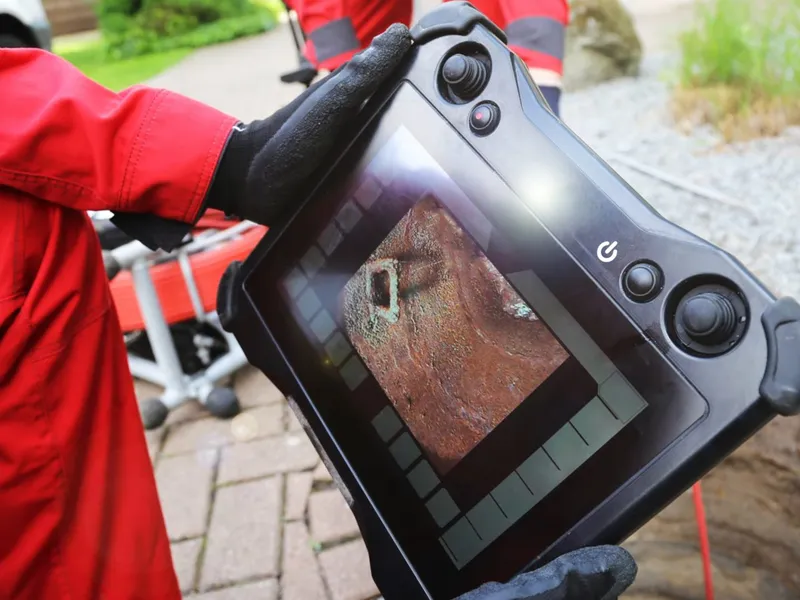 Leak detection tool, water meter, or exposed hidden pipe for Thermal imaging of a slab leak