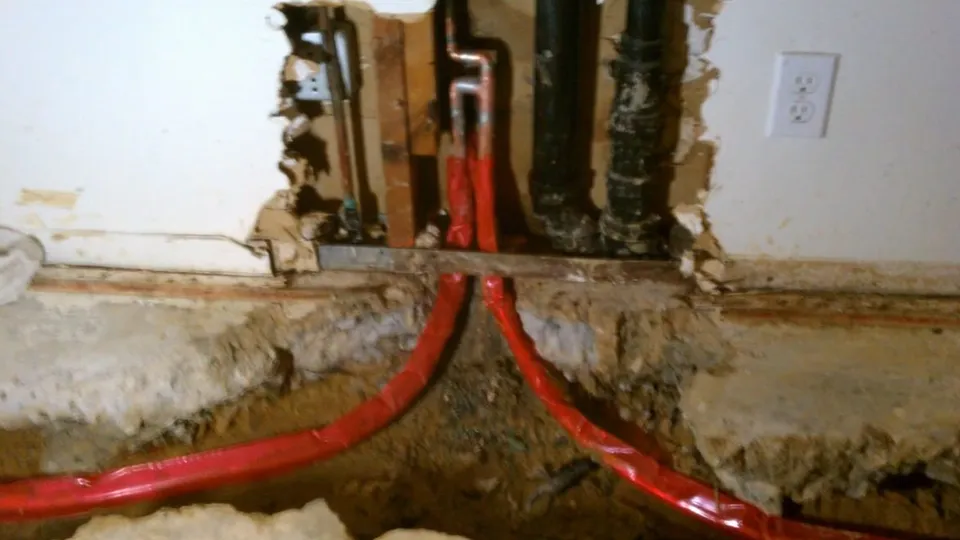 Pex, copper, or replacement pipe connections for Restored wall after repiping