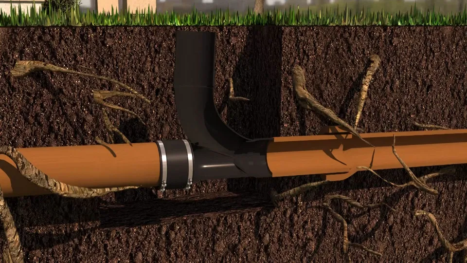 Sewer pipe, trench, cleanout, or cast iron repair area for Sewer camera review in Parker