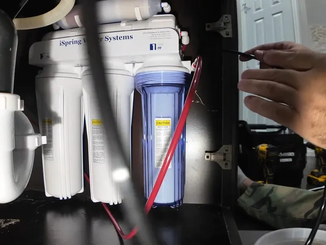 Under-sink reverse osmosis filters and tubing for Faucet & Sink Repair