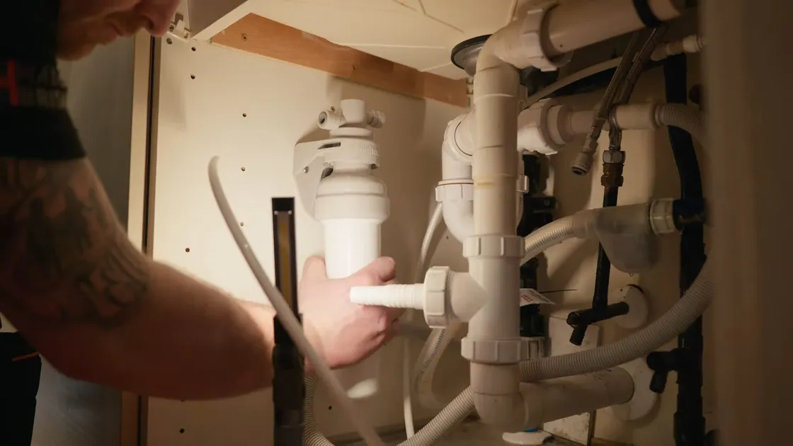 Under-sink reverse osmosis filters and tubing for Water filtration in Parker