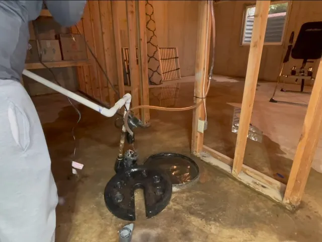Sump pump pit, basin, and discharge piping for Do Parker Homes Really Need a Sump Pump?
