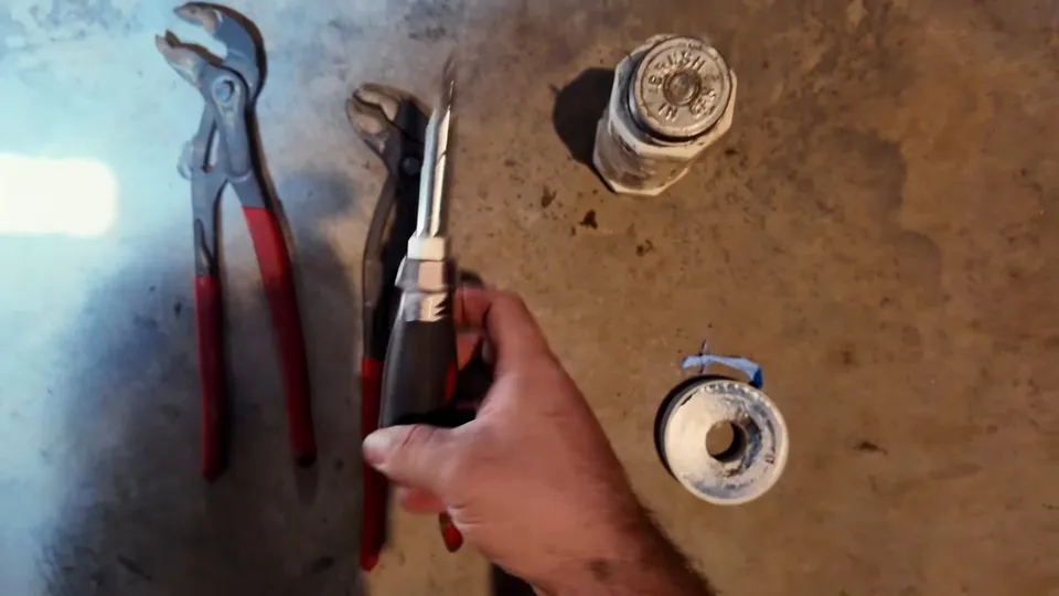 Tank water heater and plumbing connections for Gas line upsize for tankless in Parker