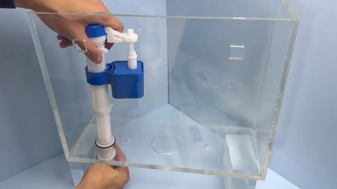 Toilet tank components, flush valve, or flange repair parts for Toilet repair in Parker