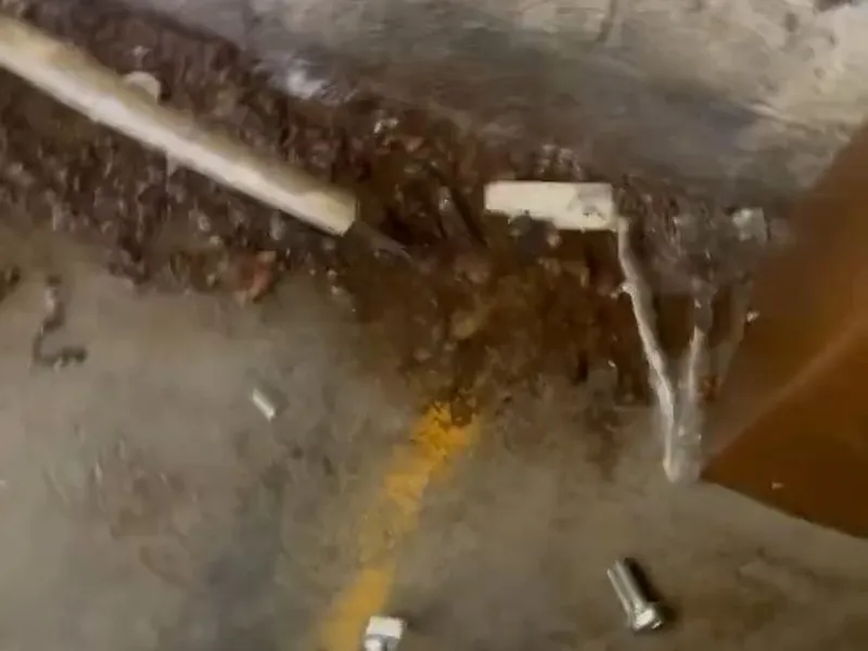 Underground water service line or exterior pipe repair for Trenchless water line access pit