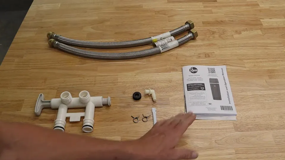 Water softener control head, tank, and brine components for The Pinery homes with mixed water systems