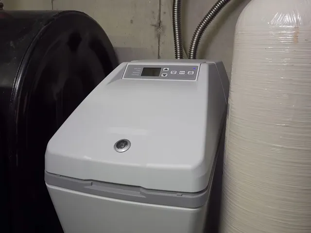 Water softener control head, tank, and brine components for The Pinery Water: Well vs. Municipal and What It Means for Your Plumbing nearby