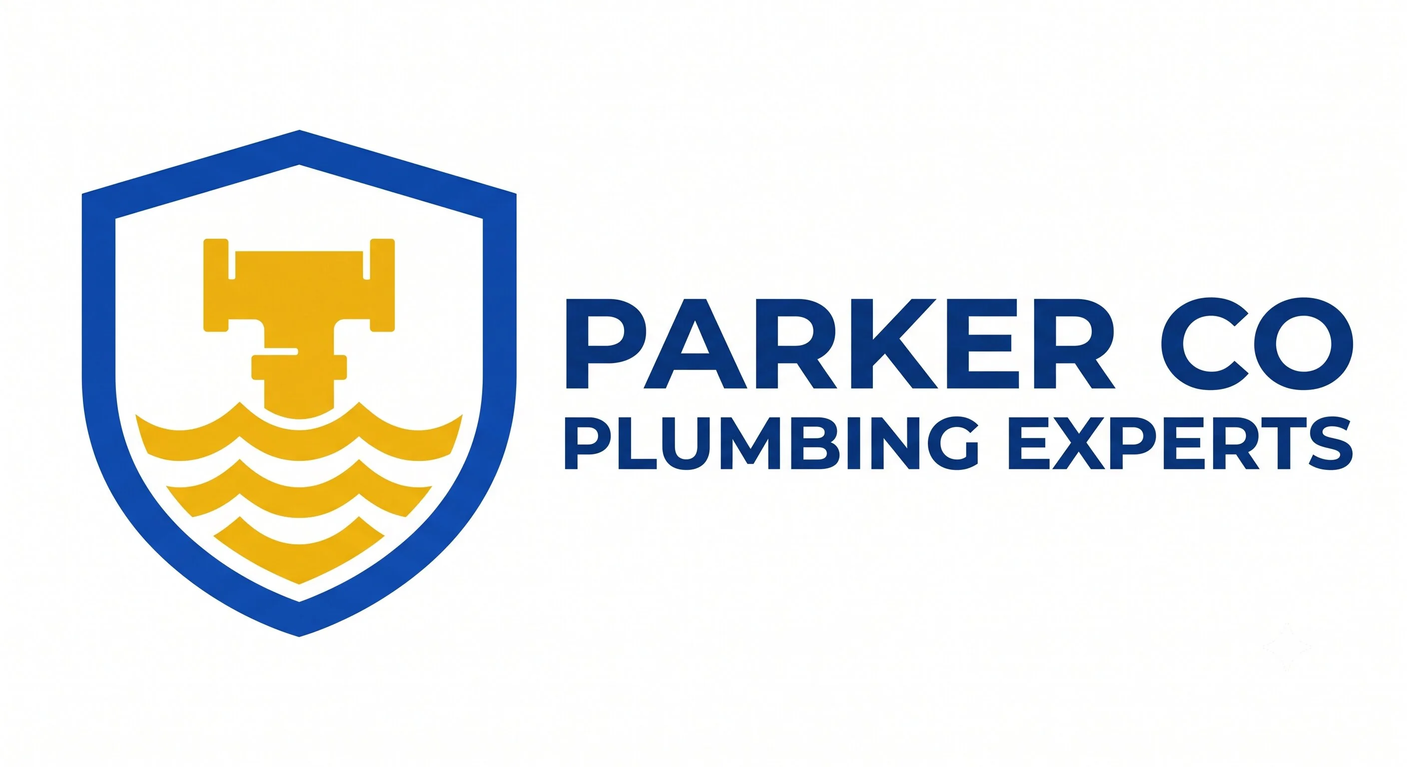 Parker CO Plumbing Experts wordmark logo in the footer of Parker, CO plumbing homepage